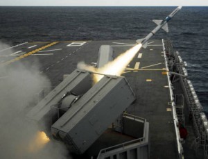 MK29 Sea Sparrow Missile