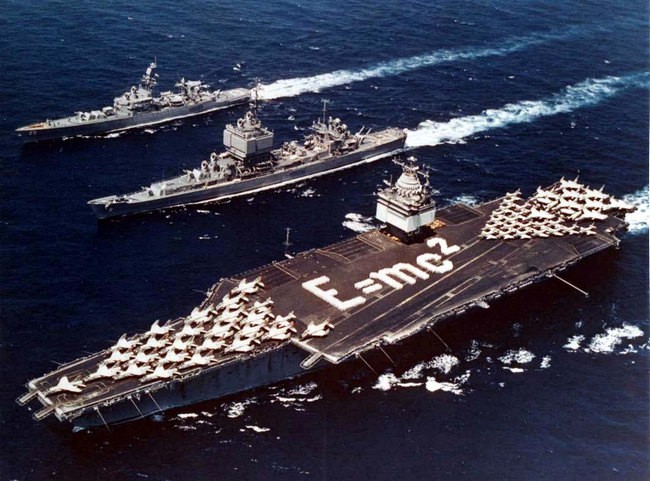 USS Enterprise CVN65 propulsione nucleare